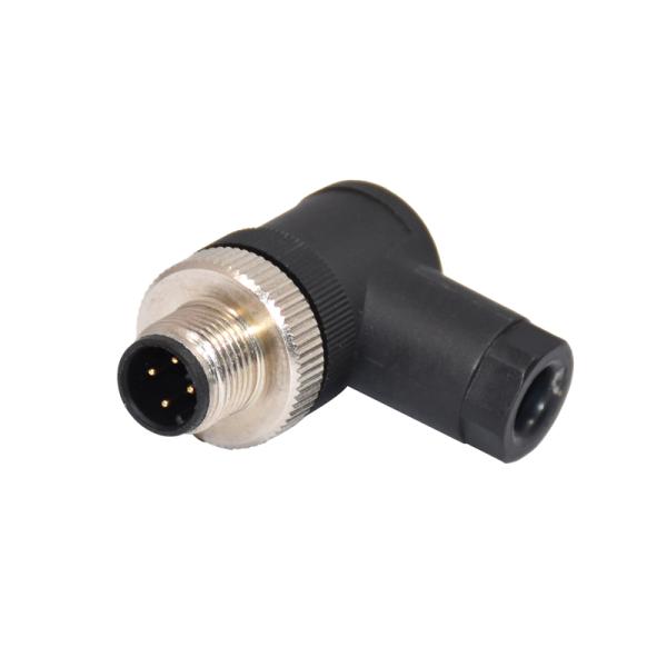 Sensor M12 A Code Male or femle Assembly Plug Plastic Case Waterproof Connector PA66 Black 4A