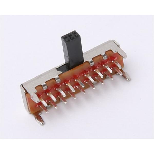 Mini SPDT Slide Switch 2 Pole 6 Position SK26D01 For Controlling Current