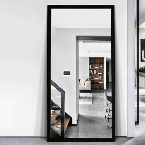 PS Frame Farmhouse Style Floor Mirror Full Length Decorative Mirror Rectangle