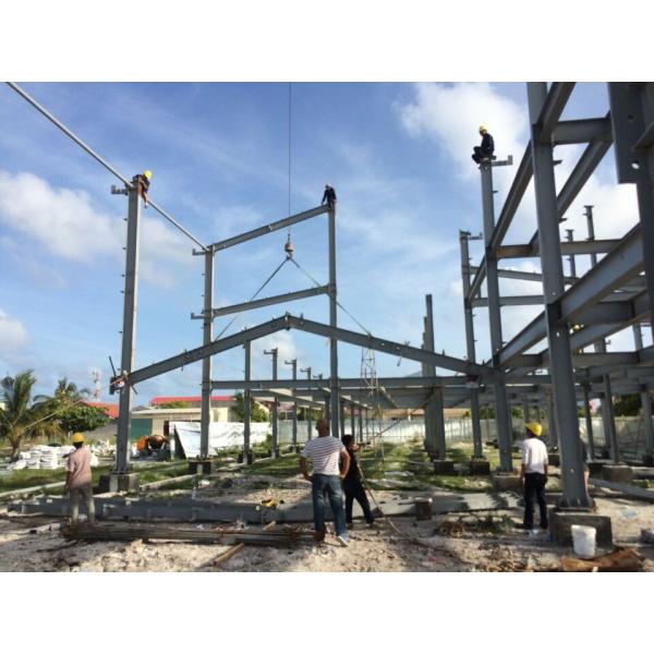 Vegetable Storage Farm Sheds Q345B Steel Structure Frame