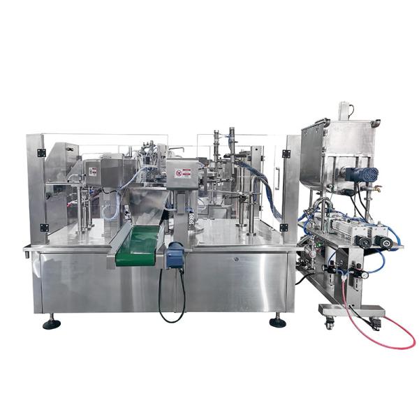 Customized Liquid Food Automatic Packing Machine Configured With PLC Automatic