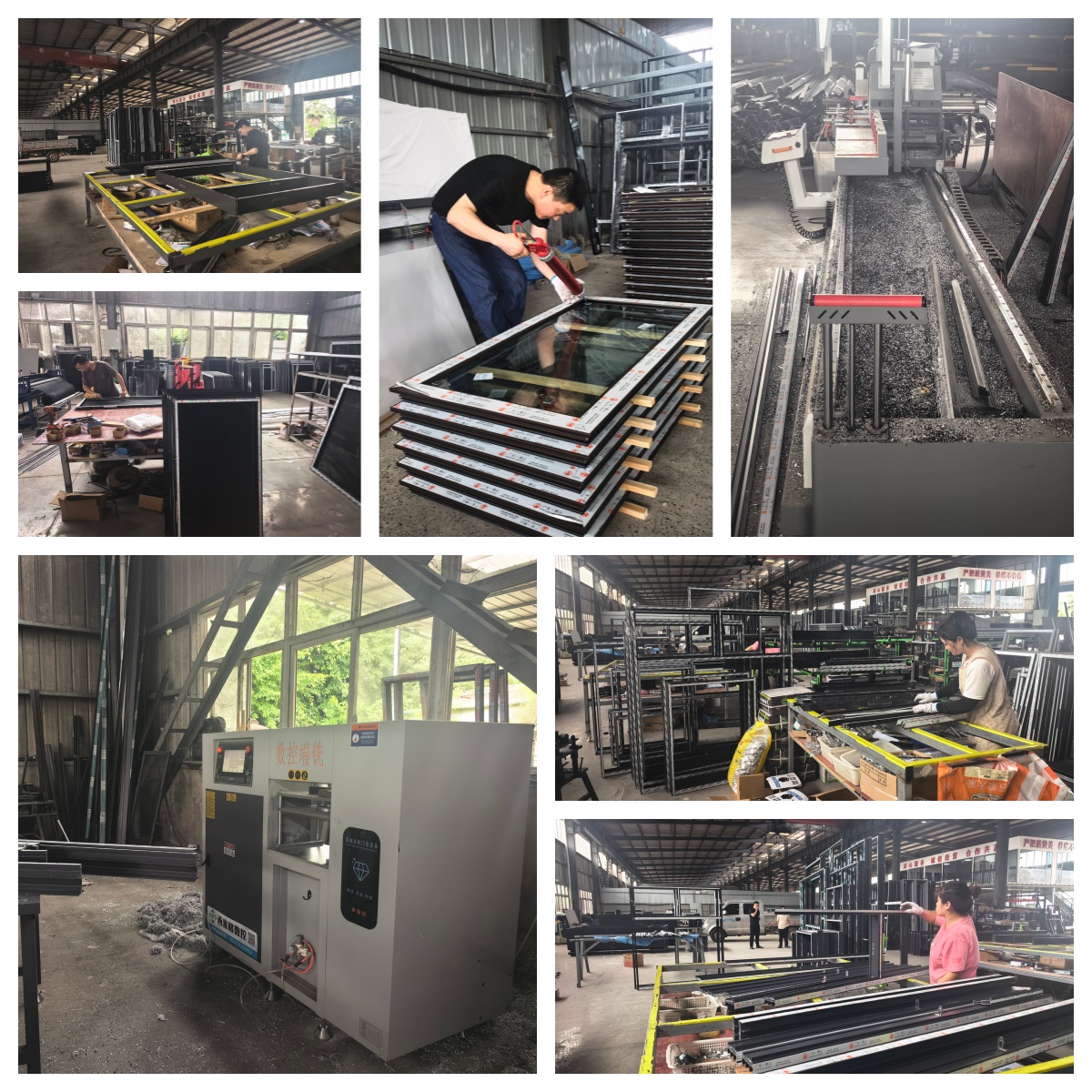 Double High Security Modern Kitchen Bathroom Glazed Sliding Windows Custom Exterior Thermal Break Aluminum Alloy Hotel