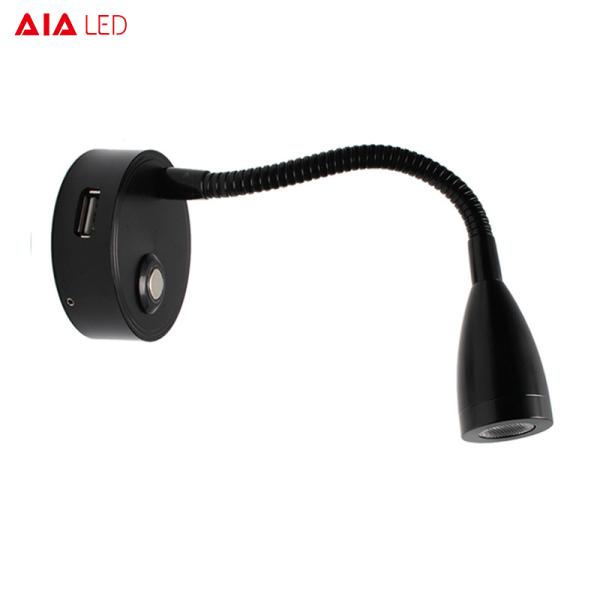 hotel dimmable led reading light/12 volt led bedside wall light/car led reading light 12V