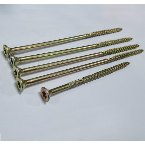 Double Coutnersunk Torx CSK Chipboard Screw Yellow Type 17 Torx Multi Purpose Wood Screws
