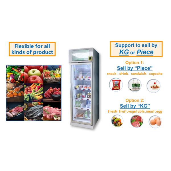 WIFI Smart Fridge Milk Vending Machine Creadit Card Payment System