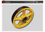 Customized Traction Elevator System Nylon Plastic Guide Pulley Sheave