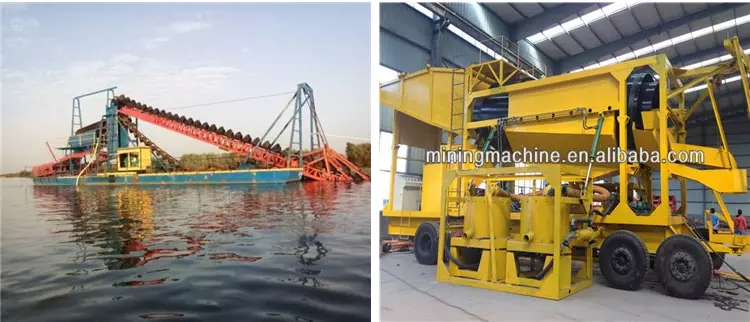Multilayer Gold Trommel Screen Gold Mining Plants 20-400tons/h