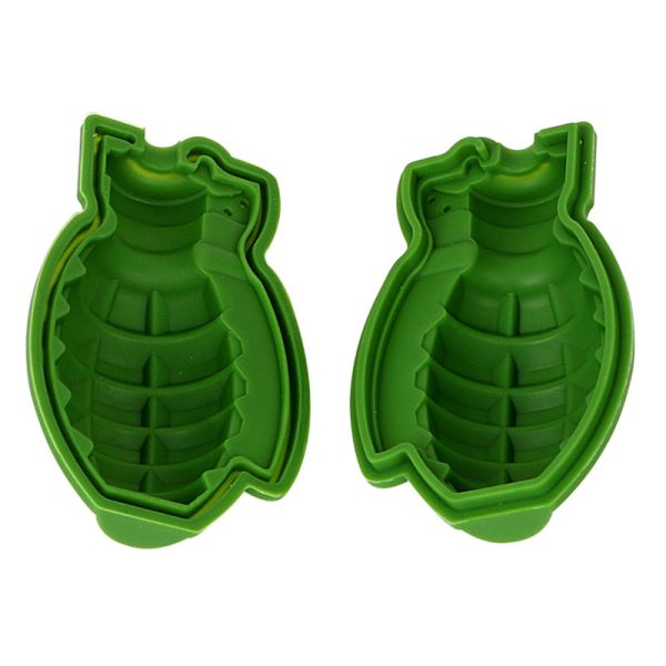 1 Piece SHUXIN YZ-73 Creative Disposable Silicone Grenade Shaped Cake Ice Mold Baking Tool