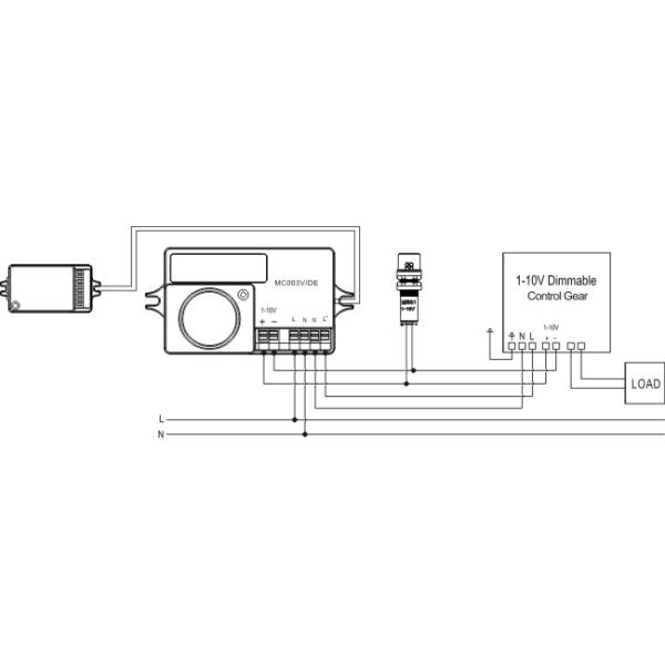 Lux Control 1-10v DALI Compact Motion Sensor MC003V DE with CE TTE