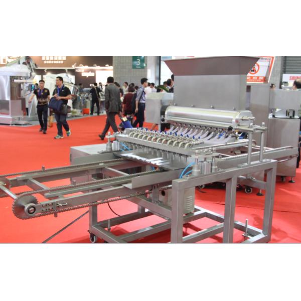 High Efficiency Cookies Depositor Machine Robust Structure Easy Operate With 12 Nozzles