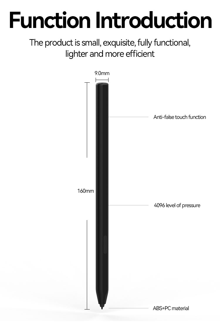 NEW 4096 Pressure Sensitive Stylus Pen Replaceable Touch Pen Compatible with Samsung Tab Ultra S Pen