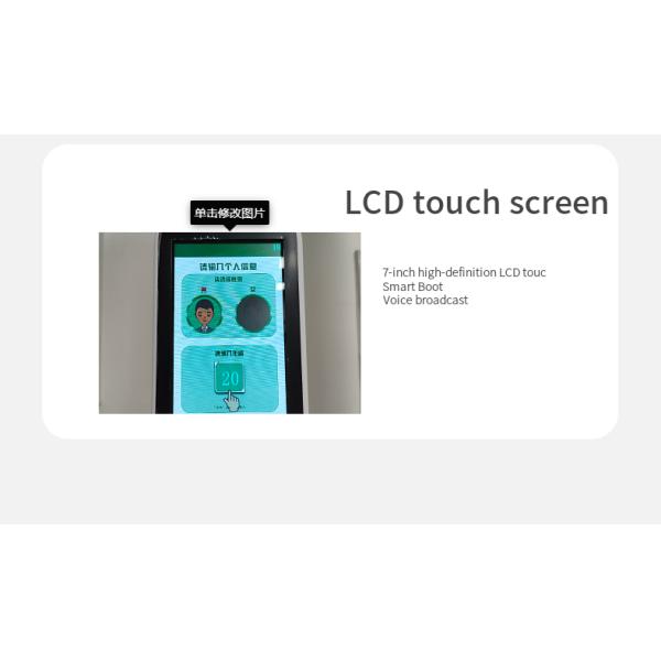 Body Composition Analysis and Temperature Measurement with Standing Type Digital Scale
