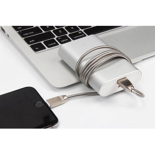 2.4A IPhone USB A to Lightning Cable 1m USB Data Transfer Cables Fast Charging