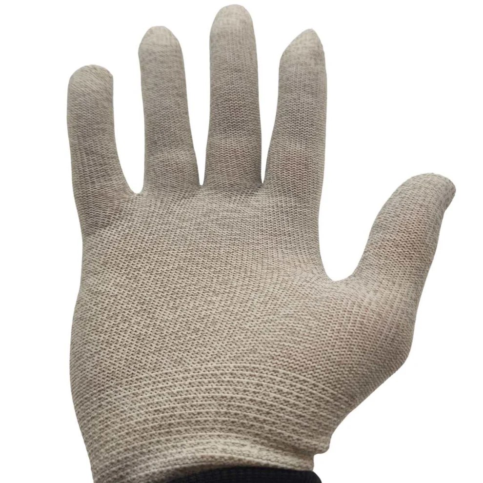 Silver Fiber Thread Gloves EMF Conductive Grounding Gloves Containing Silver Fiber Nylon