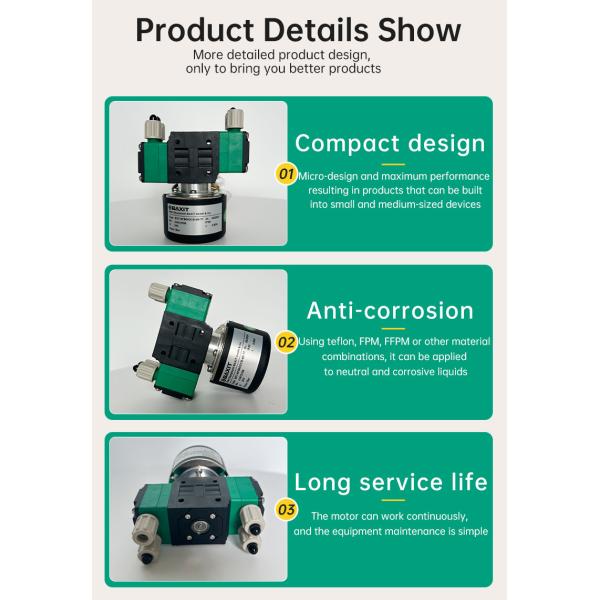 DC 24V High Pressure Diaphragm Self Priming Pump Vacuum Pump