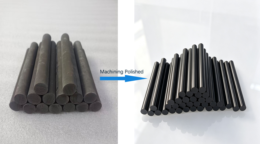 High Toughness Silicon Nitride Ceramic Block Si₃N₄ Solid Structural Ceramic Bar