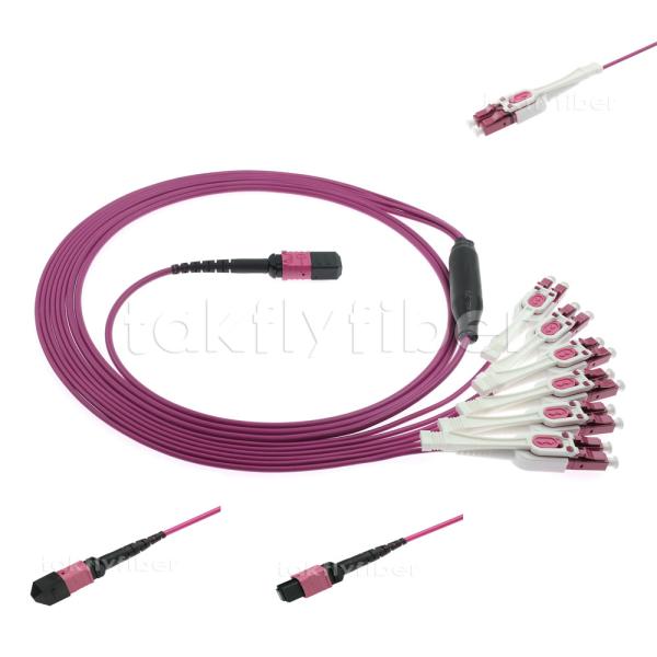 MPO Patch Cord MPO/PC/F-LC/UPC Uniboot 12F Multimode