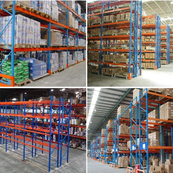 Space Saving Warehouse Solutions Adjustable Racking with Orange Corrosion Protection