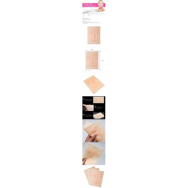 Soft 3D Silicone 83g Microblading Practice Skin Permanent Makeup