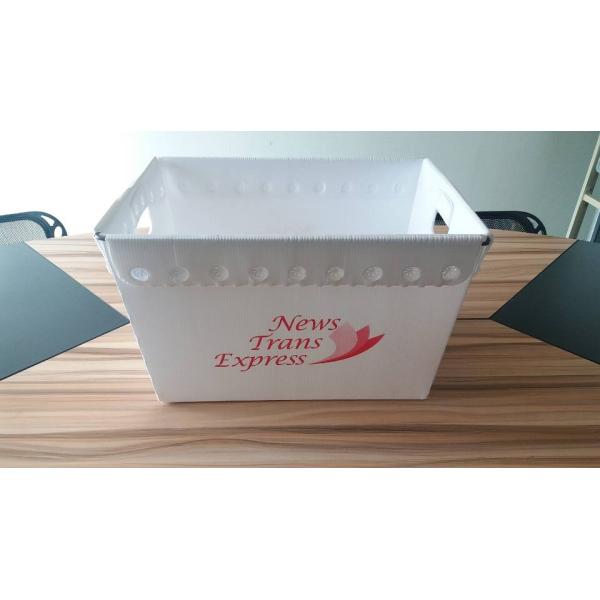 Rigid Customized Lightweight PP Mail Tote Corrugated Plastic Postal Boxes Bins