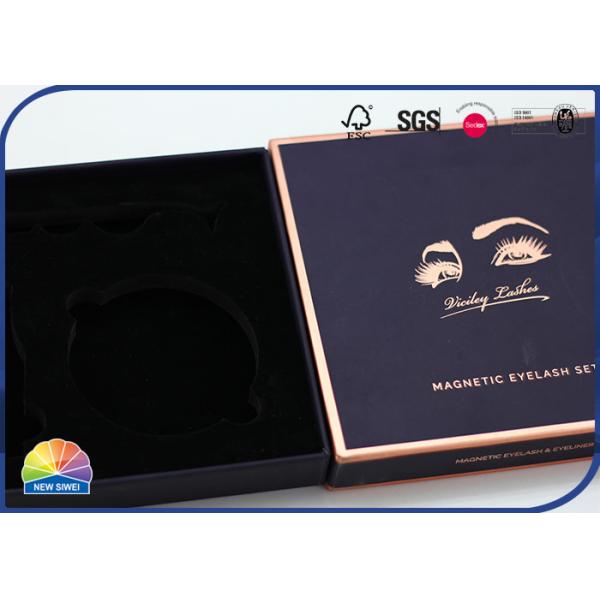 Customized Gold Hot Stamping Paper Package Box With EVA Insert