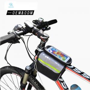 Quality Mobile Phone Holder Bicycle Pannier Bag Waterproof Mountain Road Bike Touchscreen Bag for sale