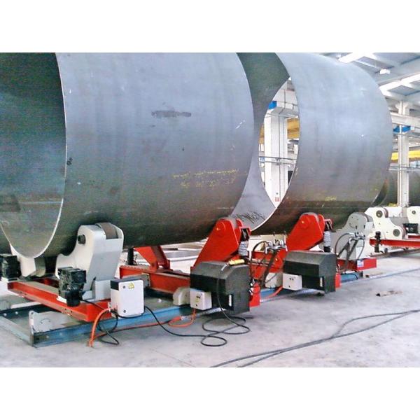 Yellow Conventional Hydraulic Fit Up Welding Rotator For Pipe Butt Welding