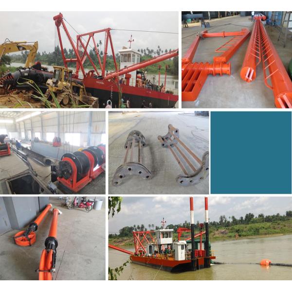 Customized Sand Or Sludge Dredging Cutter Suction Cutter Suction Dredger Equipment With PLC Siemens Operation Systems