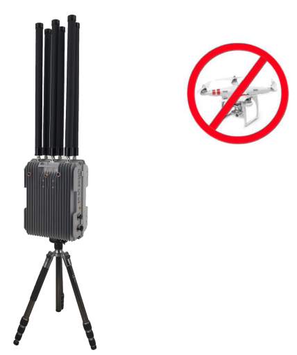 UAV Defence Radio Frequency Blocker Drone Killer Jamming System 1500M Blocking