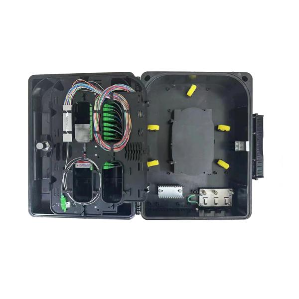 Caja Nap 32cores Box Wall Pole Mountable Fiber Optic Splitter Box FDB0332H for Indoor/Outdoor
