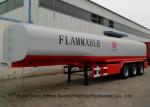 Liquid Flammable Petrol Oil Tank Semi Trailer 3 Axles For Diesel Gasoline ,Oil ,