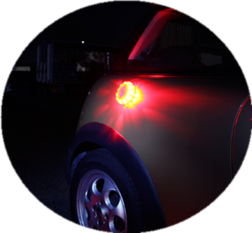 Multiple Colors Led Emergency Warning Lights 5 Watt With Magnetic Rechargeable