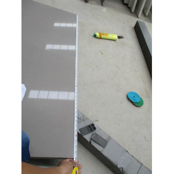 Gray Quartz Countertops Flat Eased Countertops Engineered Granite Countertops