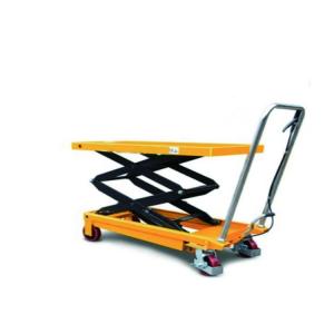 Quality ISO 500kgs Load Manual Electric Scissor Lift Table for sale