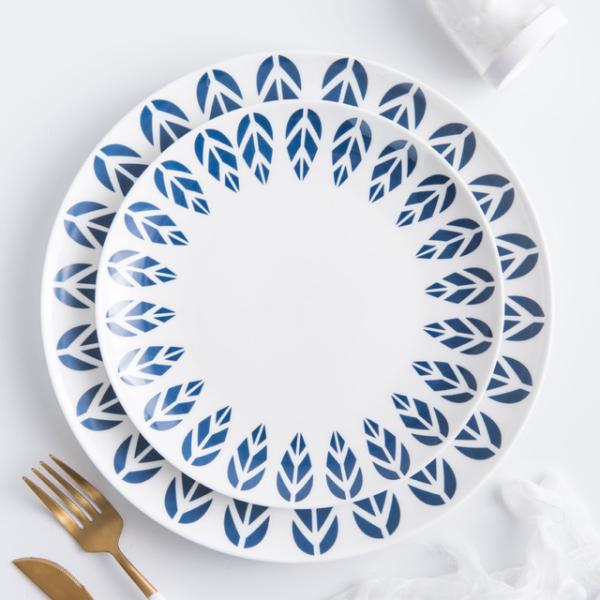 16pcs New Bone China Dinner Set , Concrete Ceramic Dinner Set For 4 Person