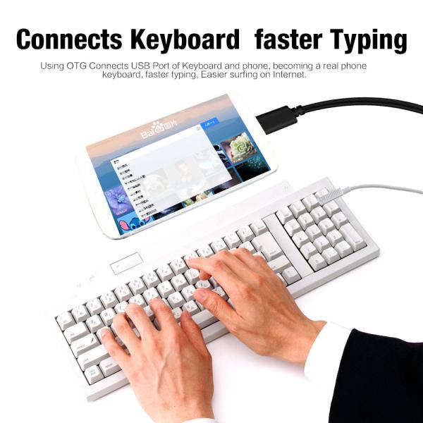 USB 3.1 Type C to USB A Female OTG Cable Adapter