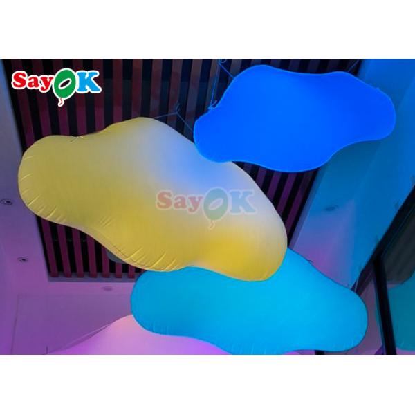 Customized Inflatable Cloud LED Lighting For Club Decoration Inflatable Pavilion At Music Festival