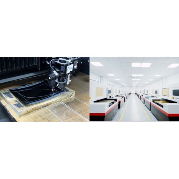 Laser Glass Cutting Machine offering versatile cutting capabilities suitable for flat curved and irregular glass surfaces To Accuracy±0.01mm