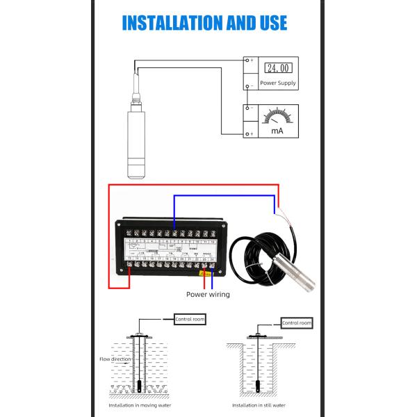 High Precision ±0.5%FS Pressure Sensor for Cost Input Type Liquid Level Measurement