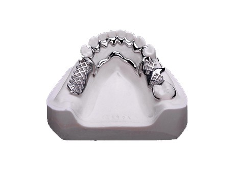 Anti Coloring Vitallium Partial Denture Customizable For Long Lasting