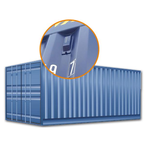 Wireless 1900Mhz Container GPS Tracker With 12000mAh Battery