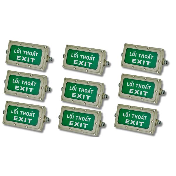 Battery Back Up Luminaries Atex LED Fireproof Exit Sign Emergency Light with IP65 Waterproof