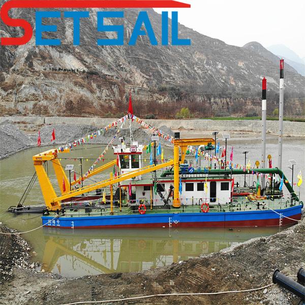Concentration Meter Controlled CCS Standard Diesel Engine Cutter Suction Sand Dredger