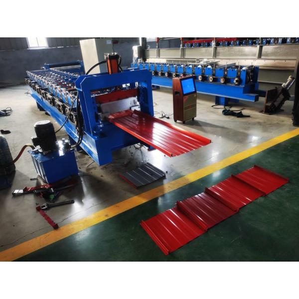 Granary Barn 18.5kw Chain Corrugated Sheet Rolling Machine With Curving