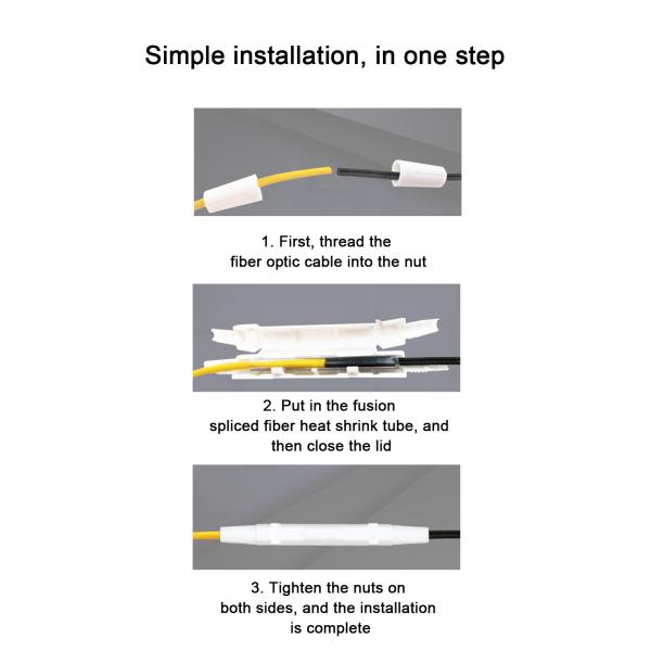 FTTH Drop Cable ISO9001 Fiber Optical Distribution Box ABS IP65