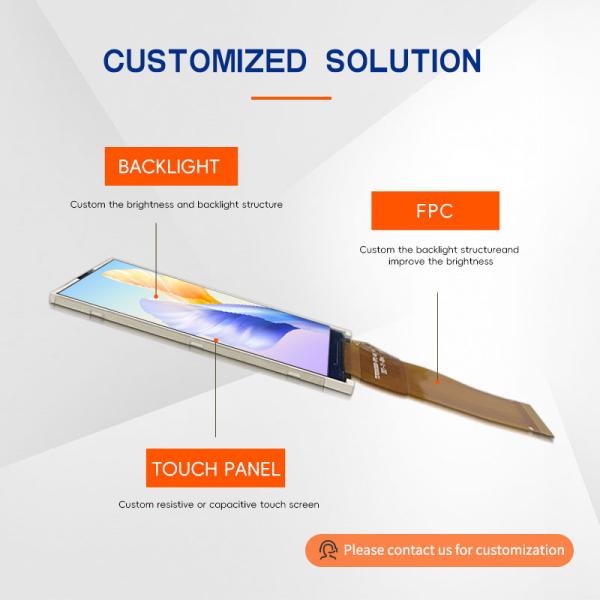 3-inch Small TFT LCD Display IPS 240 * 400 With SPI/MCU Display Interface