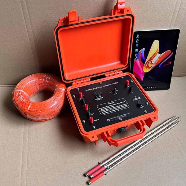 Digital DC exciter ＆ Underground Geophysical Resistivity Meter For Gold Finder