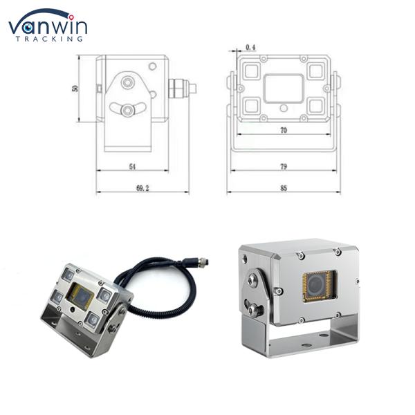 Explosion Proof Camera Stainless Steel IP68 Waterproof Truck Camera Suitable