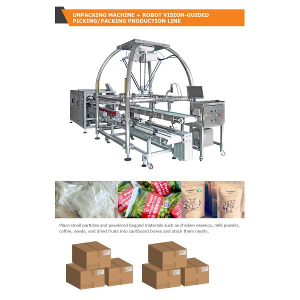 Meat Delta Robot Automatic Loading Belt Multihead Weigher Weighing System