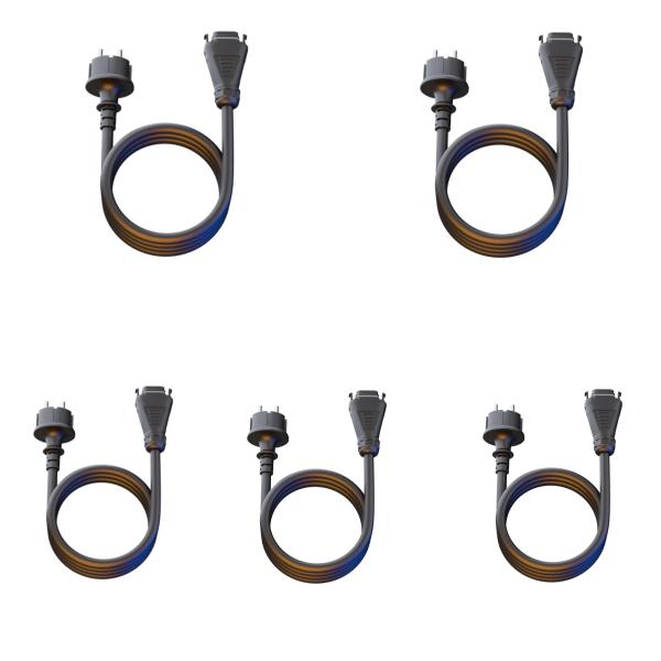 BC05A IP68 Waterproof Circular Connector 12A 300V